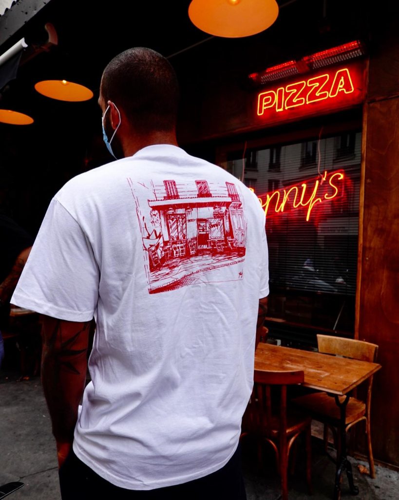 Tshirt Sonnys pizza ces4wish